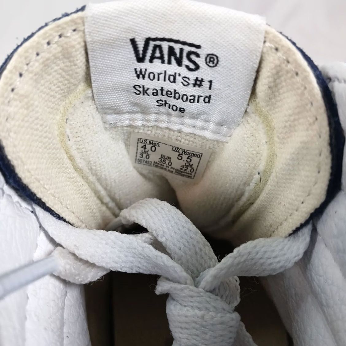 Vans VANS Sk8-Hi High Top Shoes Women’s 5.5 Navy Suede Floral Print Skate Sneakers Size M / US 6-8 / IT 42-44 - 4 Thumbnail
