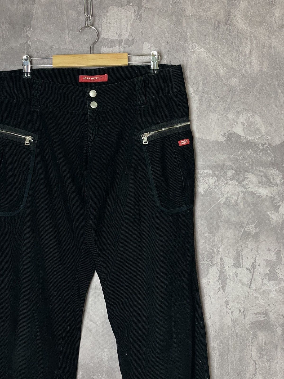 Japanese Brand × Vintage MISS SIXTY Cargo Baggy Pants Flared Raver y2k opium Grunge Size US 30 / EU 46 - 3 Thumbnail