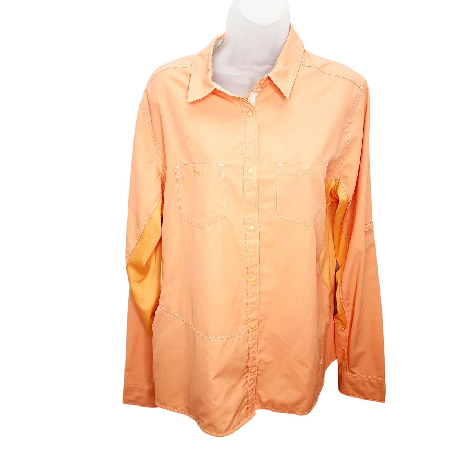 Patagonia Patagonia Patrol Shirt Peach Button Front Long Sleeve Size XL / US 12-14 / IT 48-50 - 1 Thumbnail