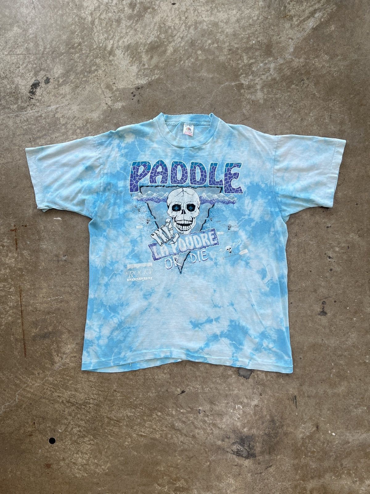 Vintage Vintage Grateful Dead Style Paddle Or Die Mountain Tee XL Size US XL / EU 56 / 4 - 2 Thumbnail