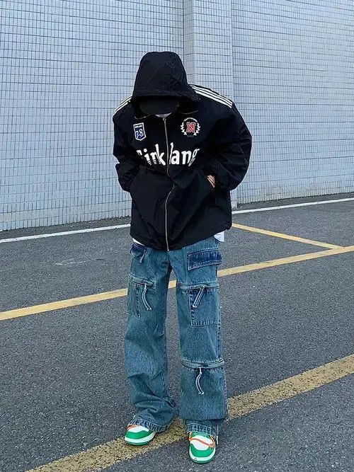 Jean utility baggy skate hiphop cargo jeans Size US 34 / EU 50 - 4 Thumbnail