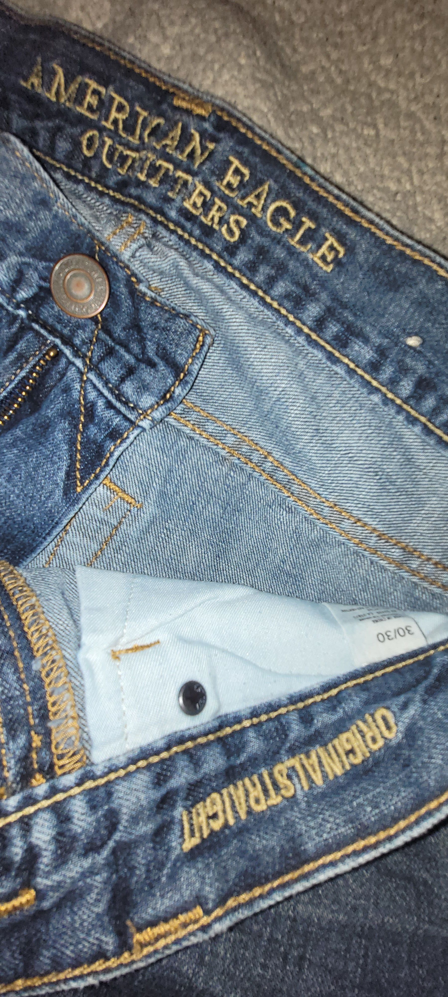 American Eagle Outfitters American Eagle Blue green Denim Size US 30 / EU 46 - 3 Thumbnail