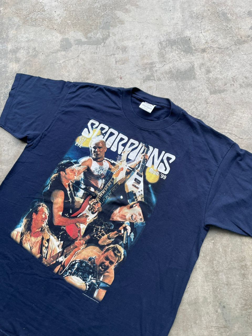 Band Tees Vintage 90s Scorpions Eye To Eye Tour Band Tees Size US XL / EU 56 / 4 - 5 Thumbnail