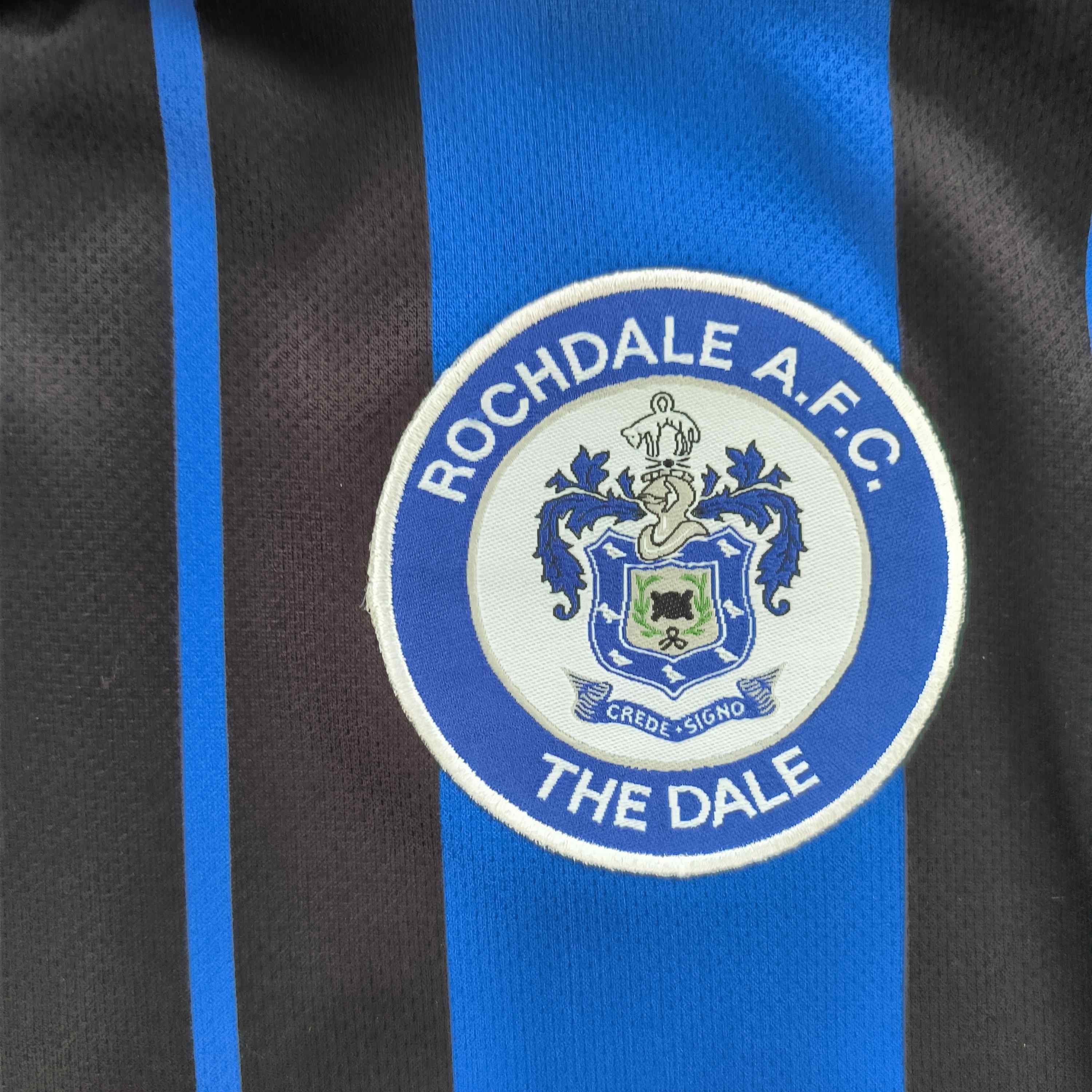 Errea Rochdale 2022-23 Errea home football jersey shirt size S Size US S / EU 44-46 / 1 - 4 Thumbnail