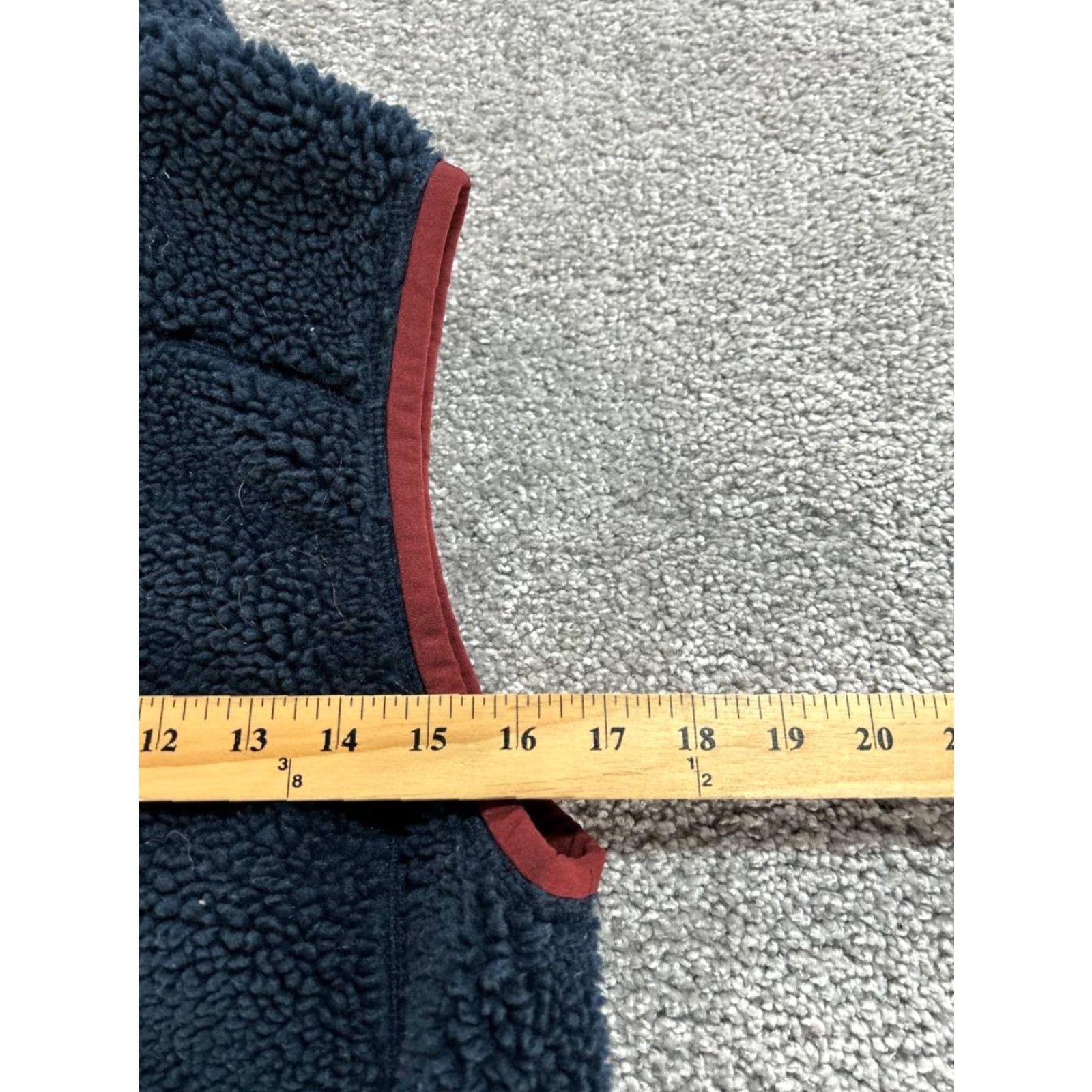 Vintage L.L.Bean Vest Womens XS Blue Brown Full Zip Hiking Fleece Vest Blue XS Women's L.L.Bean Full Zip Fleece Vest Vintage No Size XS / US 0-2 / IT 36-38 - 5 Thumbnail