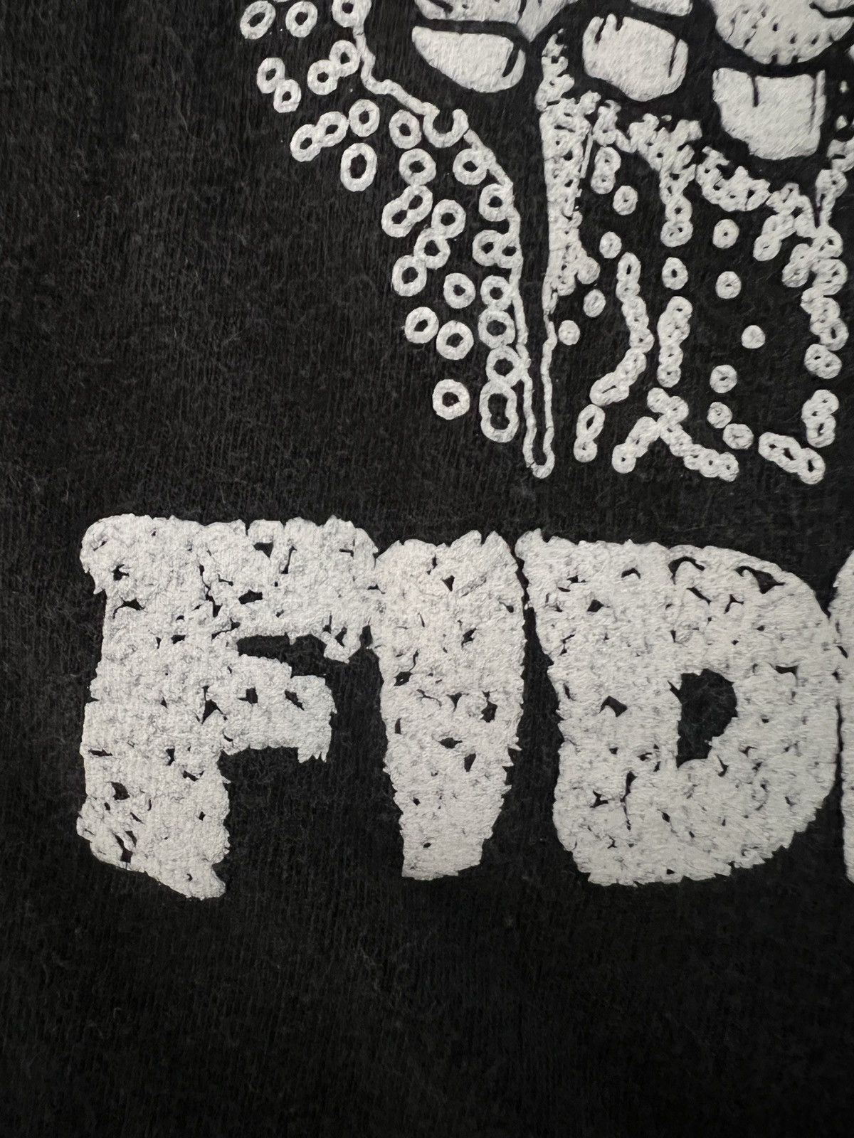 Gildan Fidlar Band Rare Graphic Skull Middle Finger Garage Surf Size US L / EU 52-54 / 3 - 4 Thumbnail