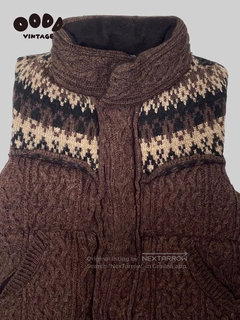 Maison MIHARA YASUHIRO Maison MIHARA YASUHIRO Ethnic Pattern Wool Fleece Vest Size US S / EU 44-46 / 1 - 6 Thumbnail