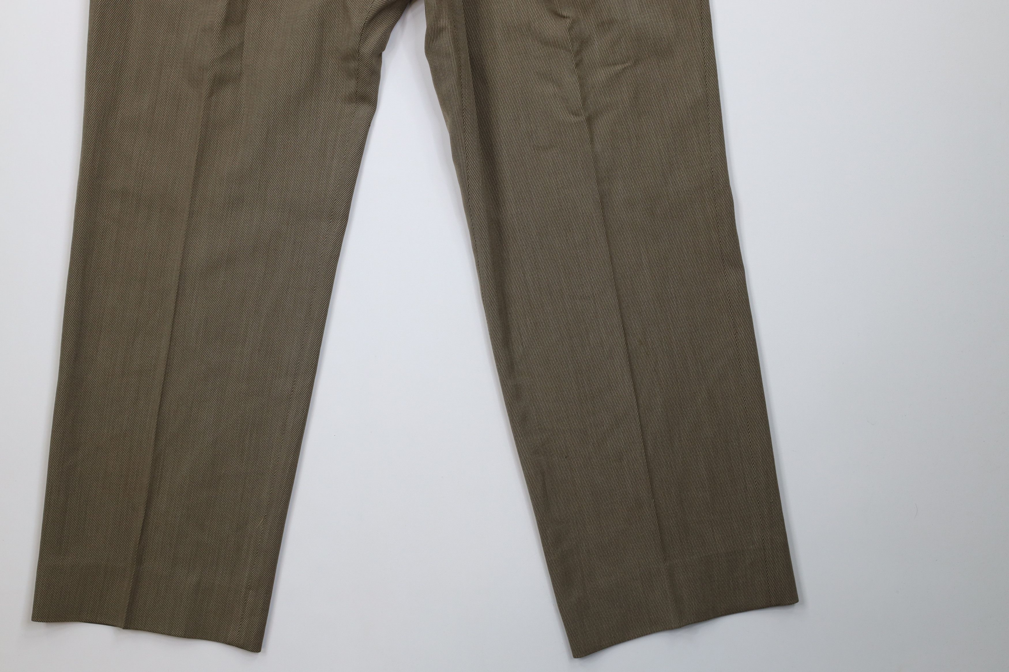 Vintage Vintage 70s Streetwear Wool Blend Whipcord Chino Pants USA Size US 36 / EU 52 - 4 Thumbnail