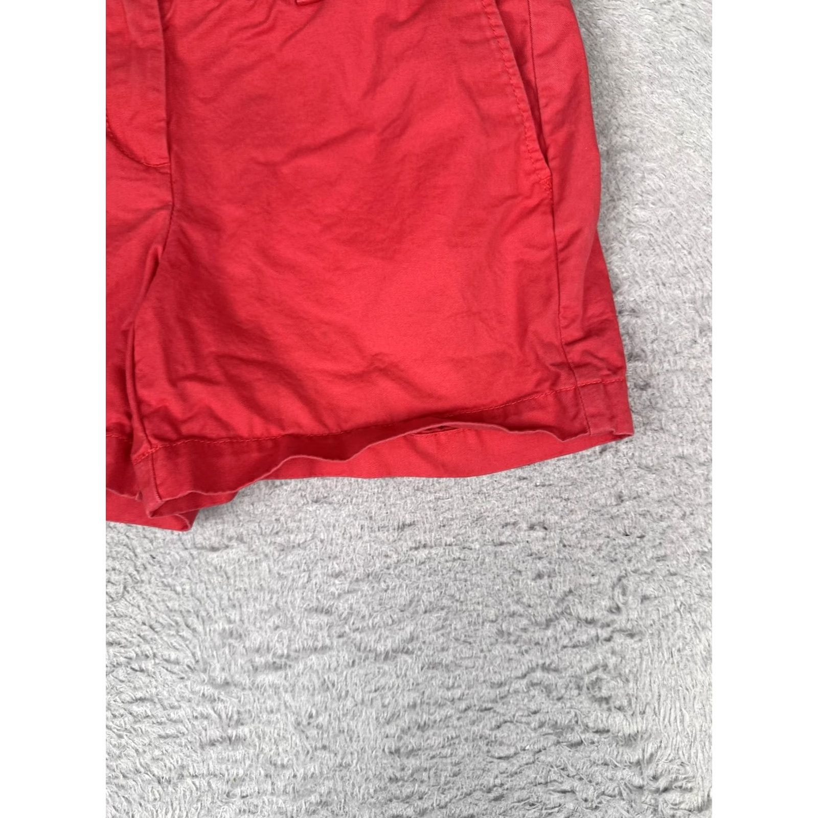 Tommy Hilfiger Tommy Hilfiger Shorts Womens 4 Red Chino Twill Flat Front Casual Summer 27in Waist 4in Inseam Mens? Womens Size 27" / US 4 / IT 40 - 2 Thumbnail