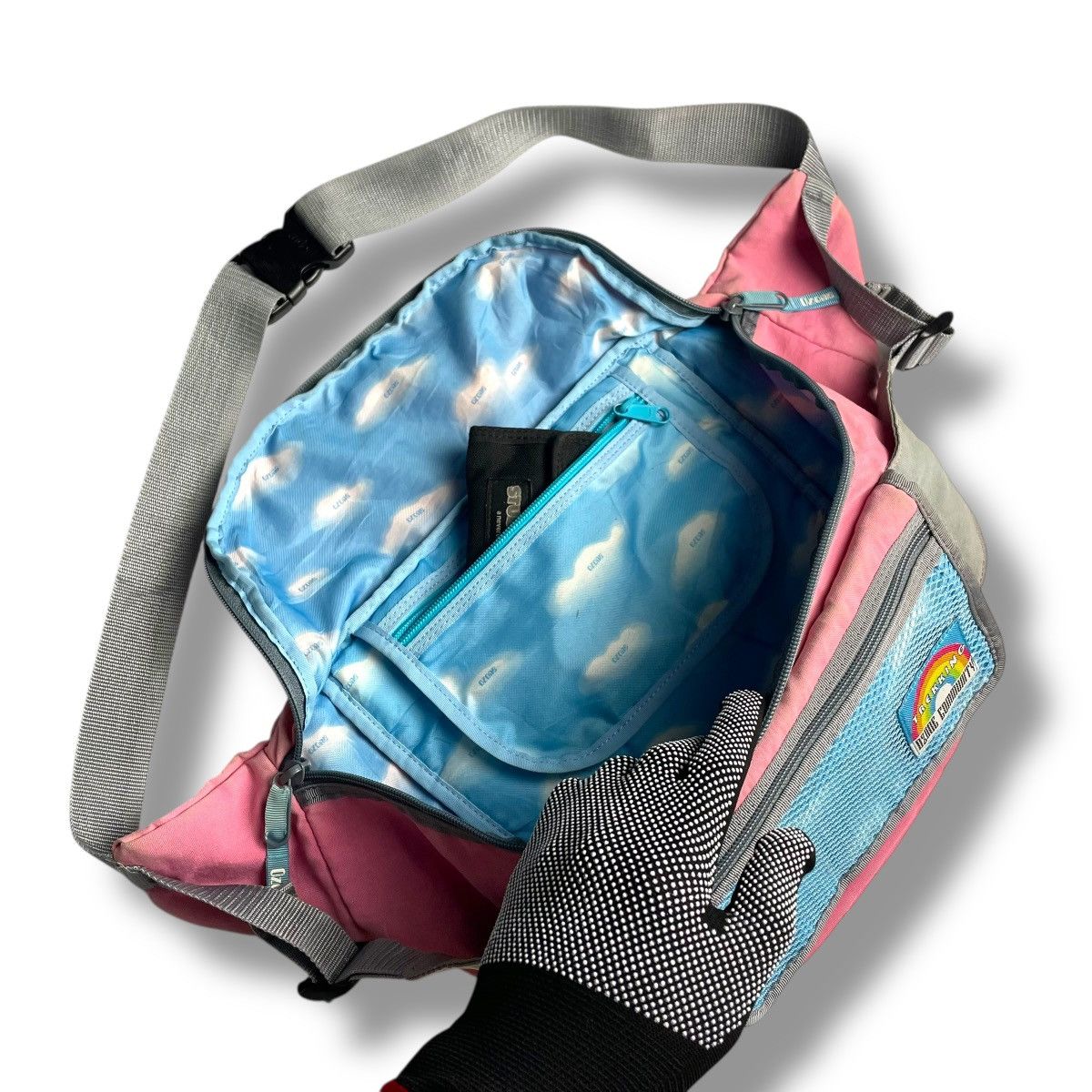 Hysteric Glamour 🇯🇵 VINTAGE OZONE COMMUNITY TWO WAY CROSSBODY WAIST BAG Size ONE SIZE - 10 Thumbnail