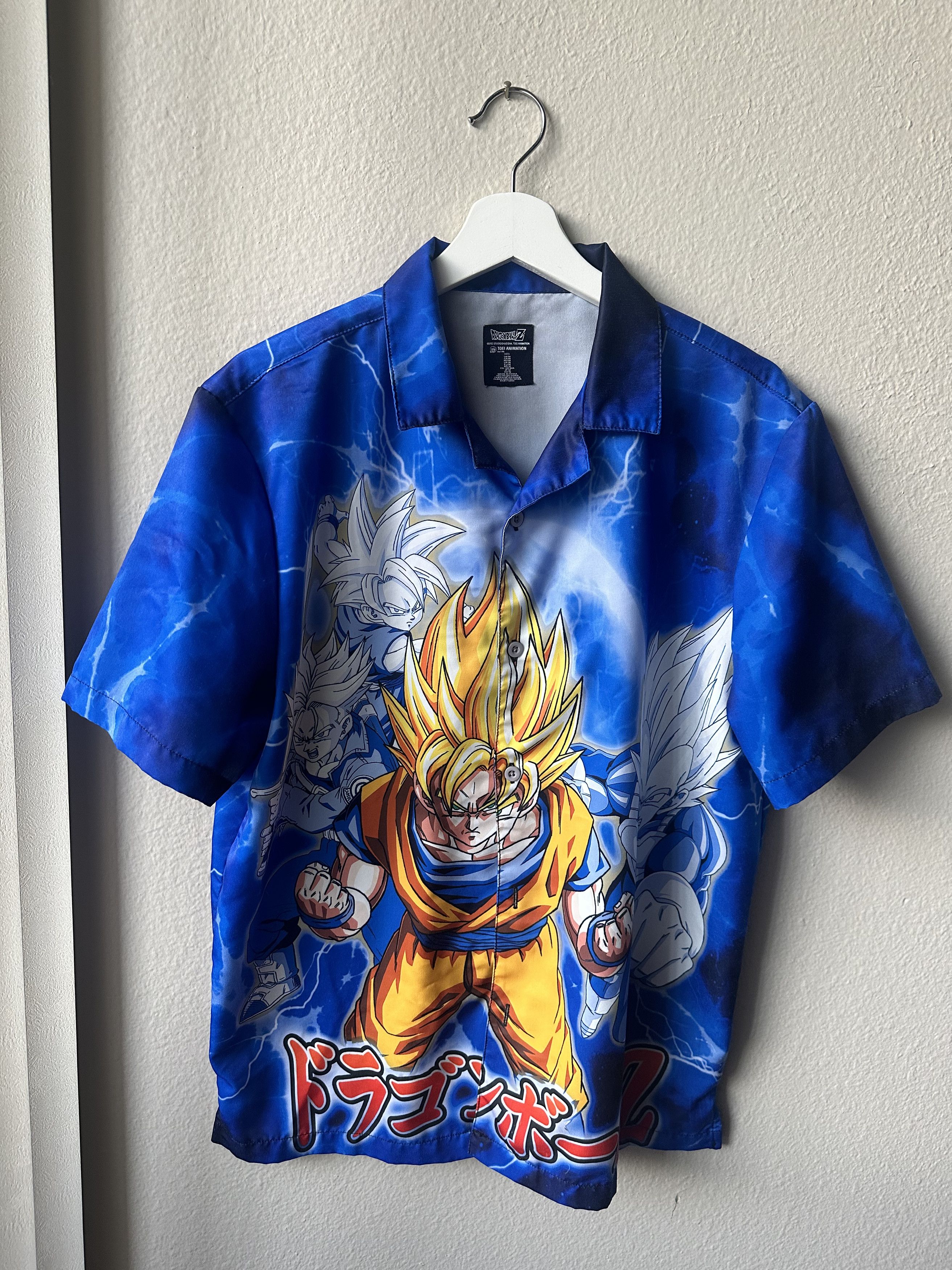 Forever 21 × Japanese Brand Dragon Ball Z Goku Button Up Shirt Medium Size US M / EU 48-50 / 2 - 9 Thumbnail