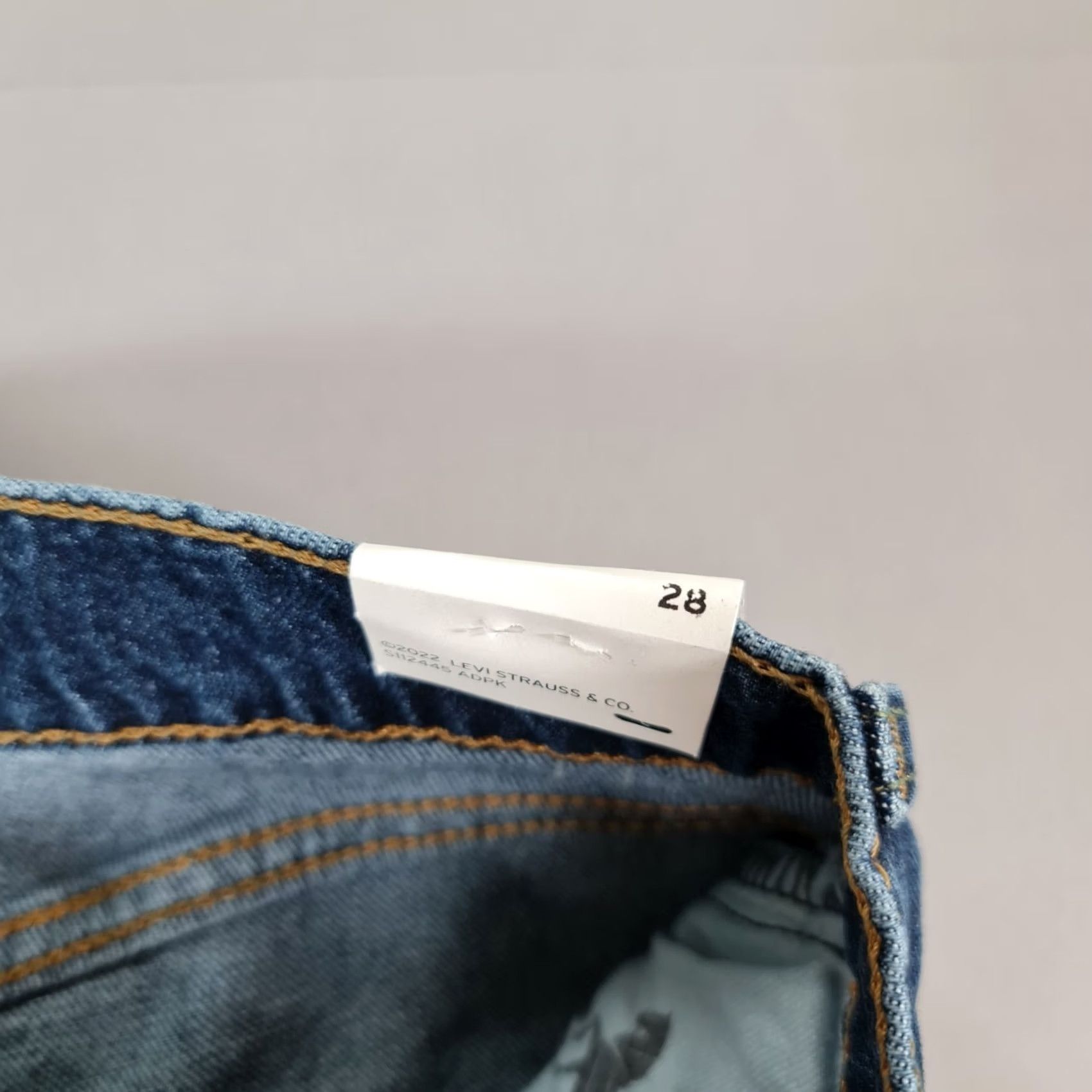 Levi's Levi's 519 Jeans Mens Blue W28 L29 Skinny Zip Fly Stretch Denim 5-Pocket Premium New Size US 28 / EU 44 - 4 Thumbnail