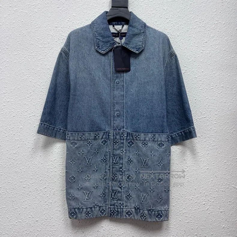 Louis Vuitton Louis Vuitton New Lumberjack Embossed Laohua Denim Short S Size US M / EU 48-50 / 2 - 1 Thumbnail