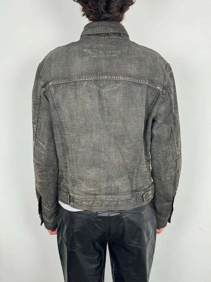 Dolce & Gabbana AW2003 Dolce & Gabbana Grey Raw Denim Jacket Size US L / EU 52-54 / 3 - 3 Thumbnail