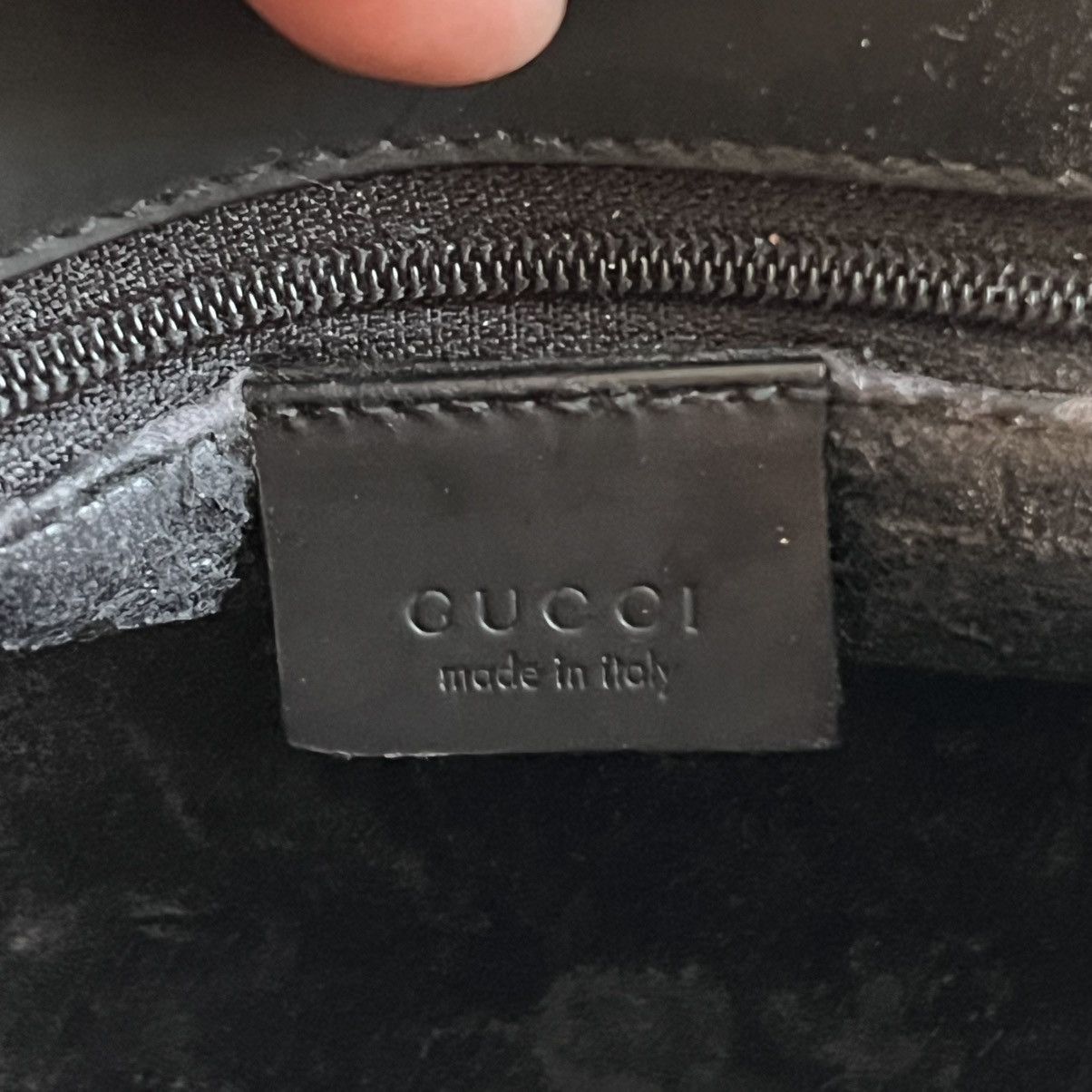 Gucci Gucci Vintage enamel shoulder black bag Size ONE SIZE - 14 Thumbnail