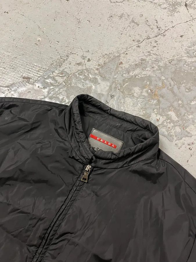 Prada AW2010 Prada Black Pure Black Bomber Jacket Size US L / EU 52-54 / 3 - 6 Thumbnail