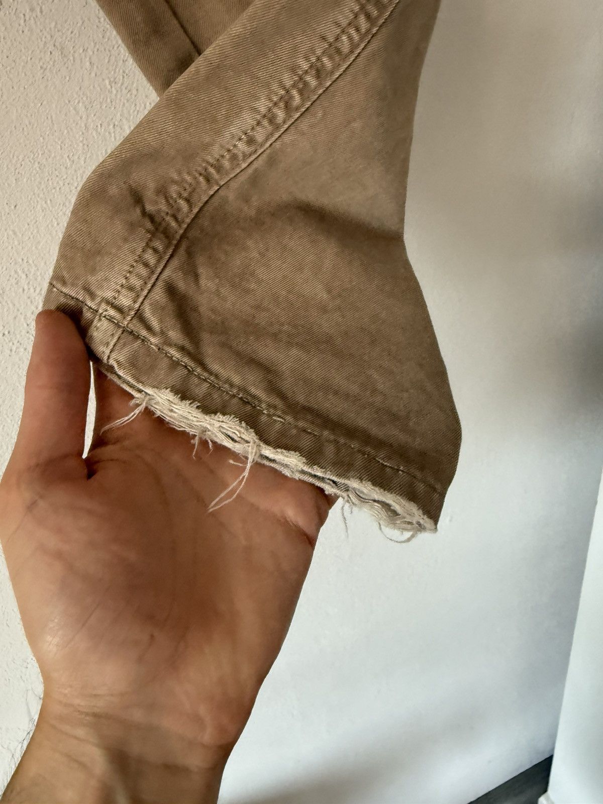 Dolce & Gabbana D&G Multi-Pocket Distressed Beige Cargo Pants Size US 30 / EU 46 - 11 Thumbnail