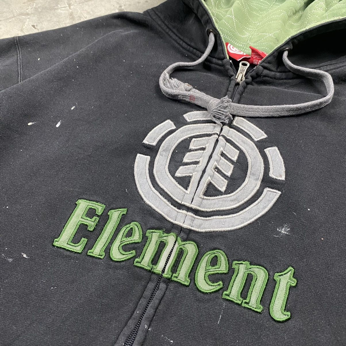 Element y2k Element Skateboard Distressed Painted Zipped Up Size US L / EU 52-54 / 3 - 2 Thumbnail
