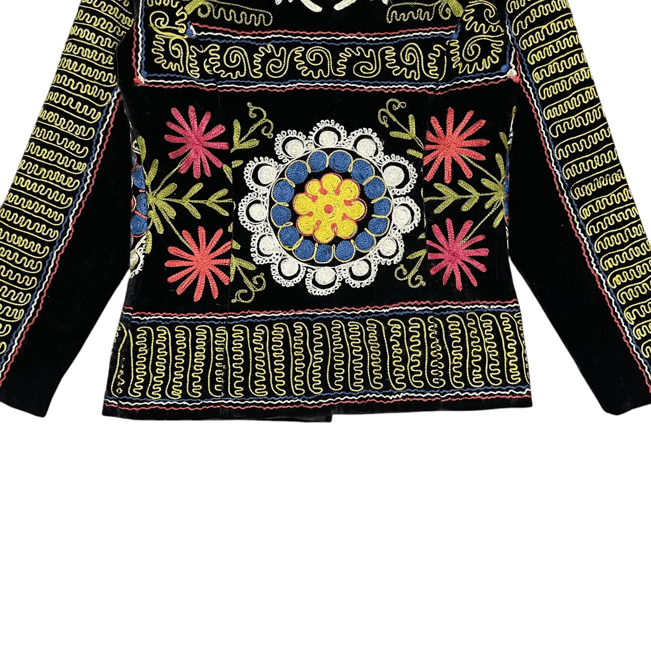 Other Vintage 90's Full Flower Embroidered Jacket Size S / US 4 / IT 40 - 9 Thumbnail