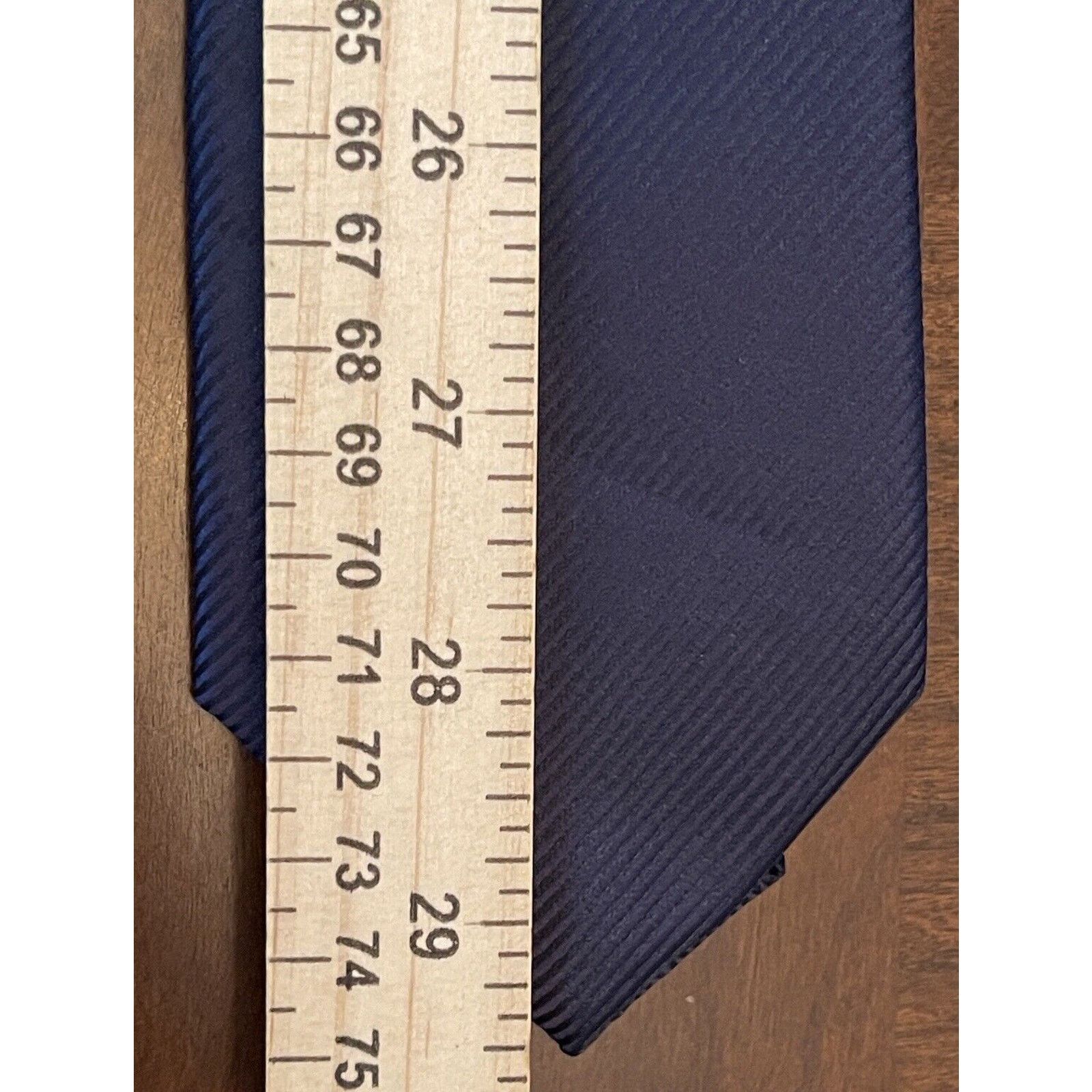 Perry Ellis Perry Ellis Portfolio Repp Blue 100% Polyester Made In China Size ONE SIZE - 5 Thumbnail