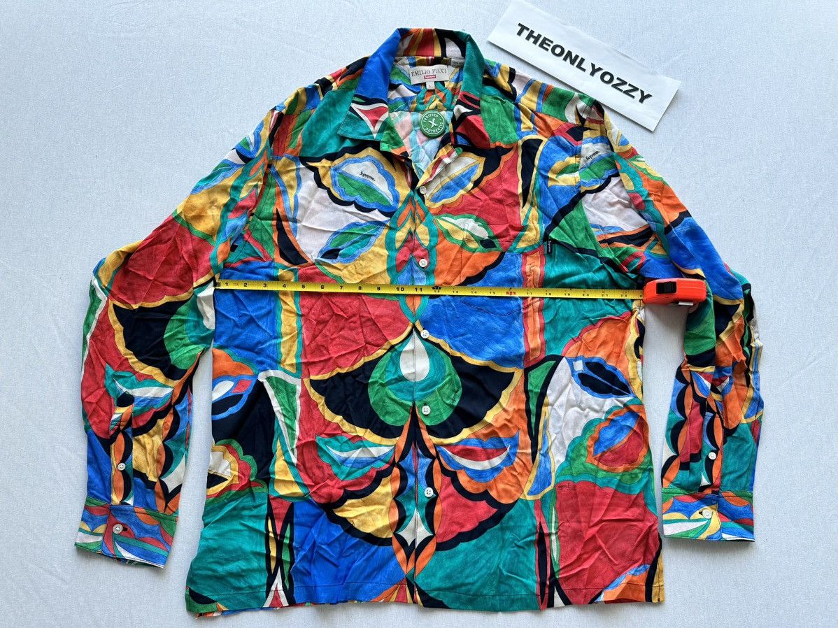 Supreme Supreme x Emilio Pucci Button Up Shirt L/S Multi sz L | Grailed