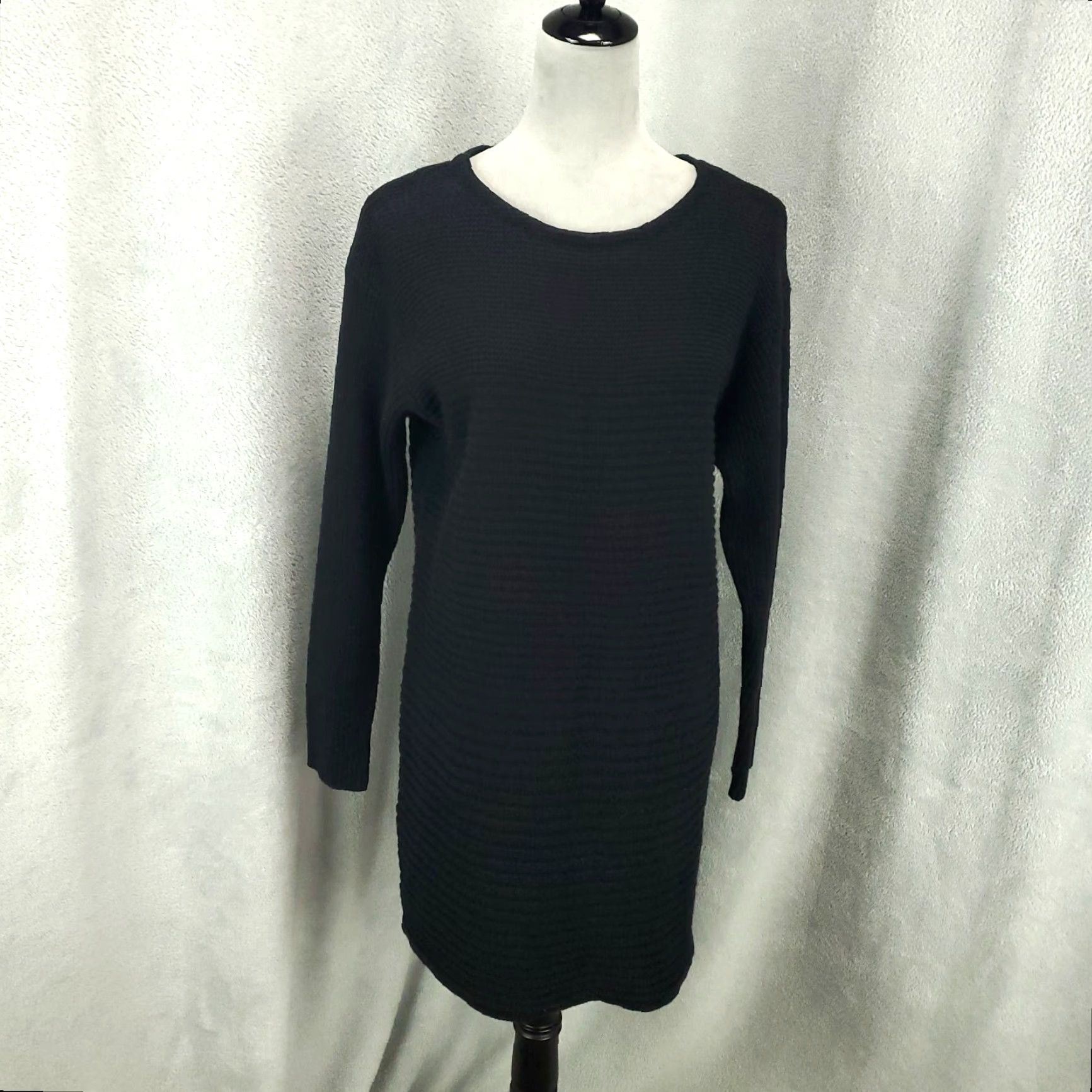 J. Jill J. Jill Dress Womens M Blue Knit Shift Dress Classic Size M / US 6-8 / IT 42-44 - 2 Thumbnail