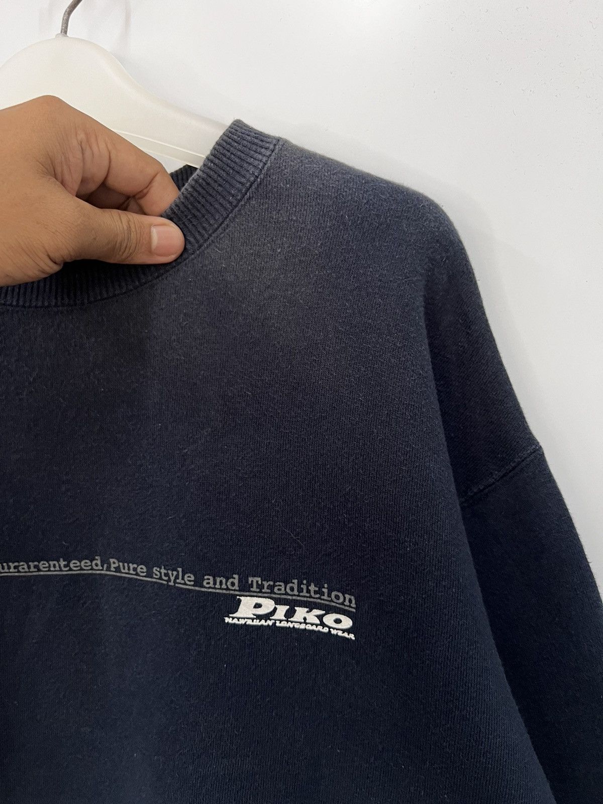 Vintage 🔥 SURFWEAR 🔥 Piko Sunfaded surf Roundneck Sweatshirt - M Size US M / EU 48-50 / 2 - 4 Thumbnail