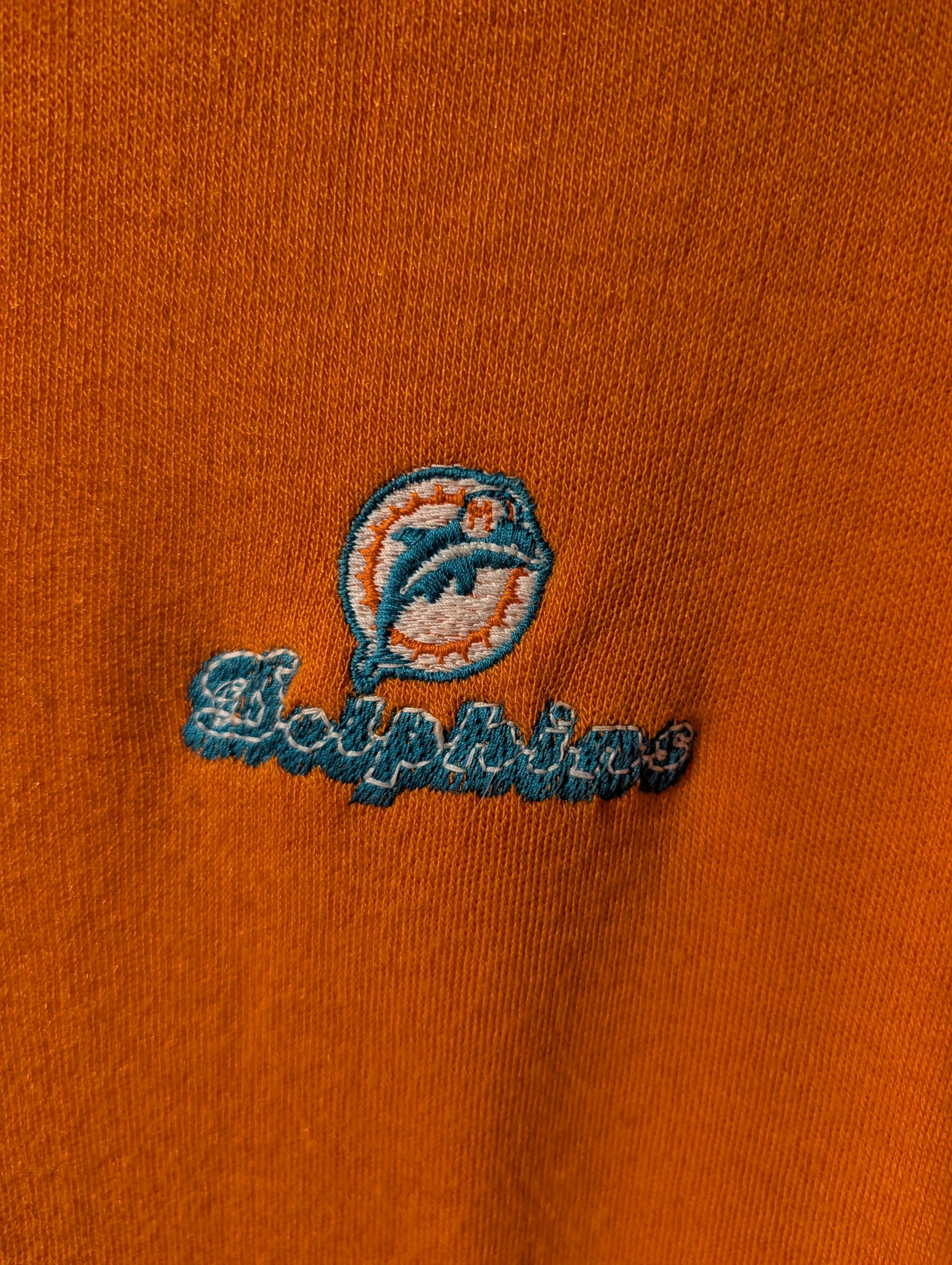 NFL Vtg Miami Dolphins NFL Football V Neck Sweater Garan 80s Size US L / EU 52-54 / 3 - 2 Thumbnail