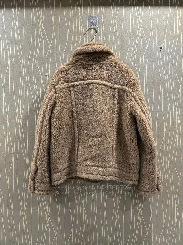 Max Mara MaxMara Brown Alpaca Wool Women's Coat . Size M / US 6-8 / IT 42-44 - 2 Thumbnail