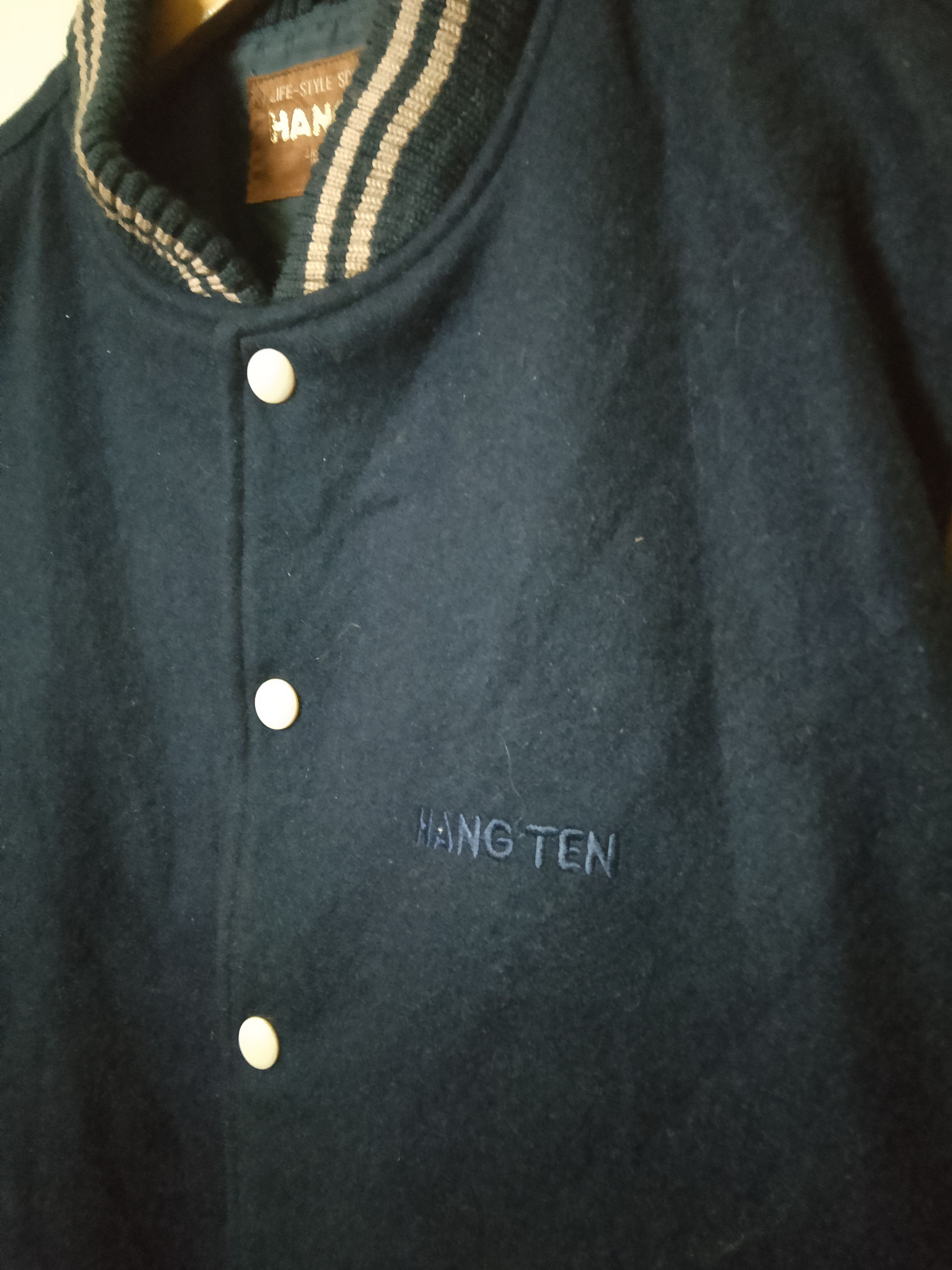 Hang Ten × Vintage Varsity Hang Ten Vintage 70s Wool Size US L / EU 52-54 / 3 - 9 Thumbnail