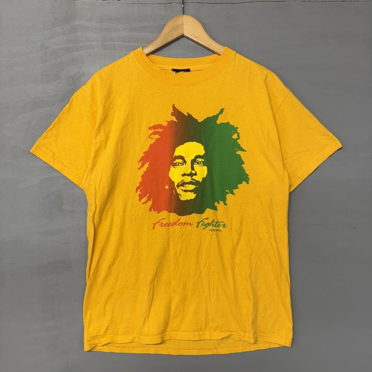 Vintage Vintage Bob Marley Freedom Fighter Tee Shirt Large Size US L / EU 52-54 / 3 - 1 Thumbnail