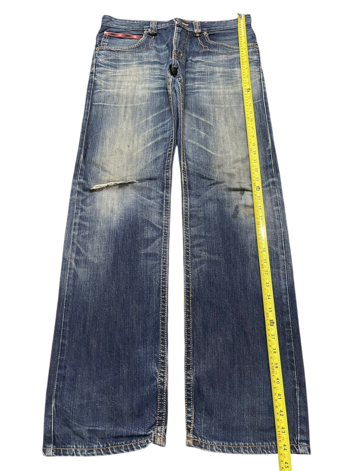 Edwin Japan XV Exclusive Vintage Mud Wash Distressed Jeans