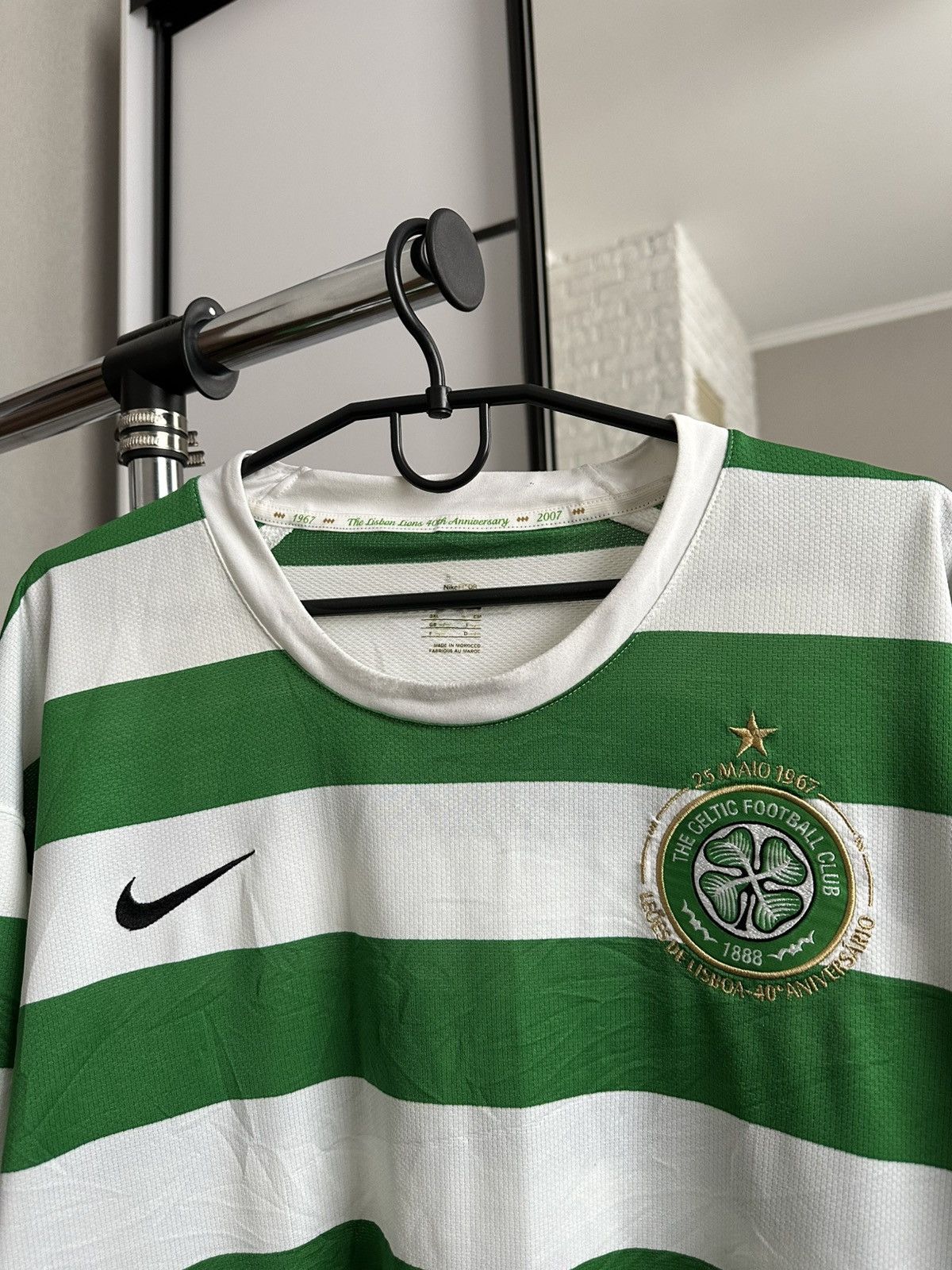 Nike 2007/2008 Nike Celtic Soccer Jersey T-Shirt Vintage Size US XXL / EU 58 / 5 - 6 Thumbnail