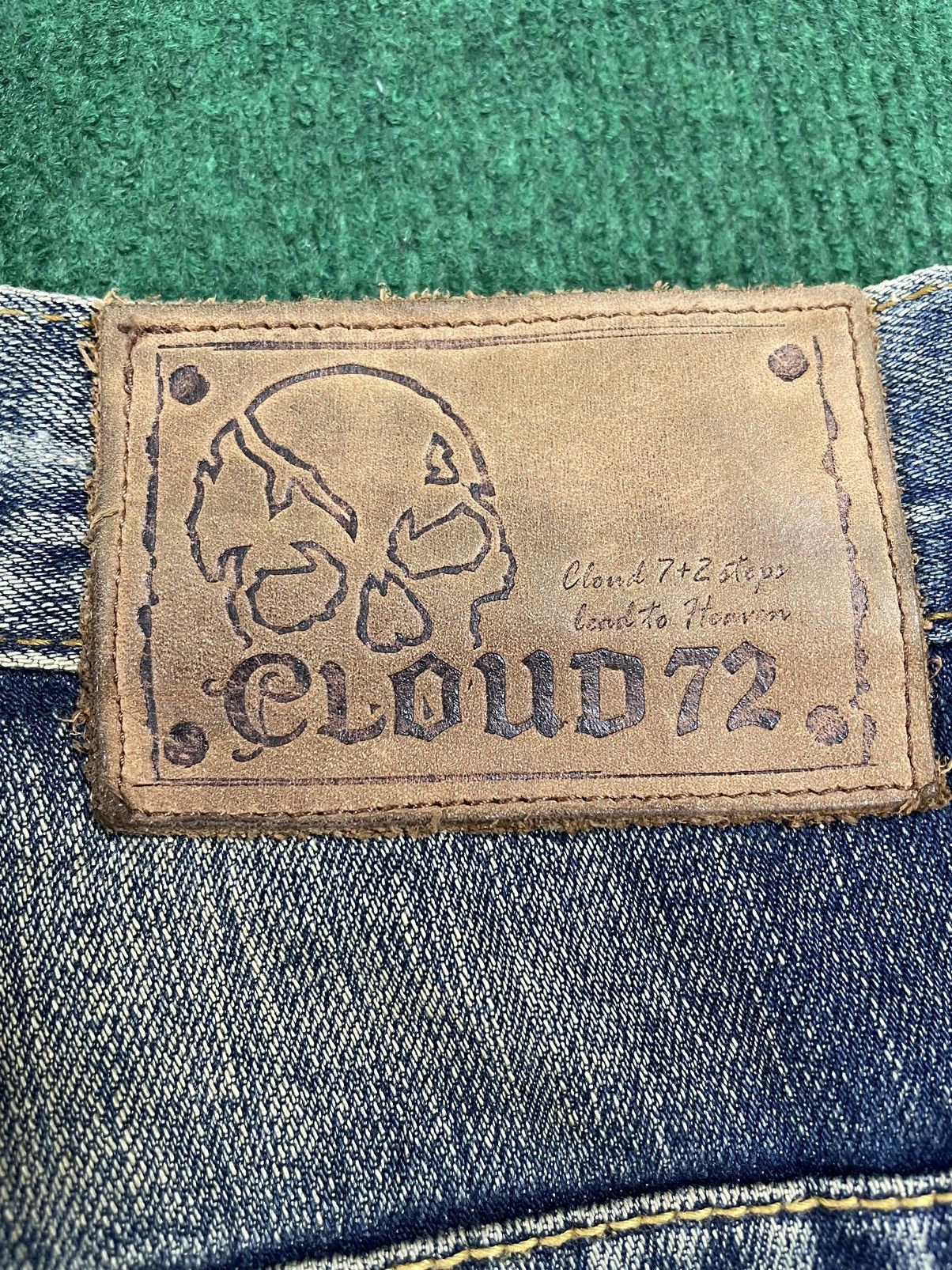 If Six Was Nine Distressed Cloud 72 Arts Jeans Size US 34 / EU 50 - 10 Thumbnail