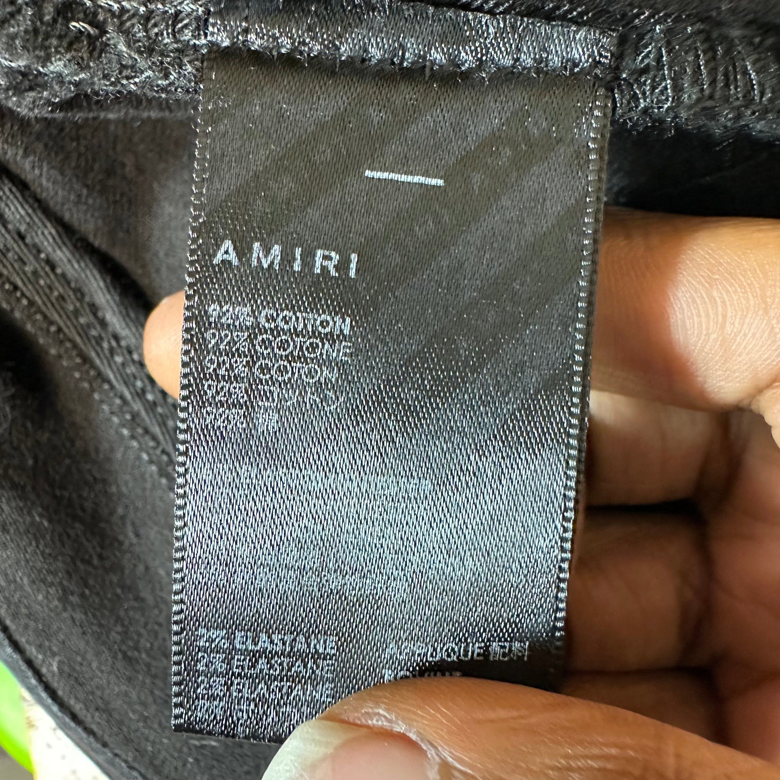 Amiri Amiri Silver Bone Black Denim Jeans Sz 36 Size US 36 / EU 52 - 5 Thumbnail