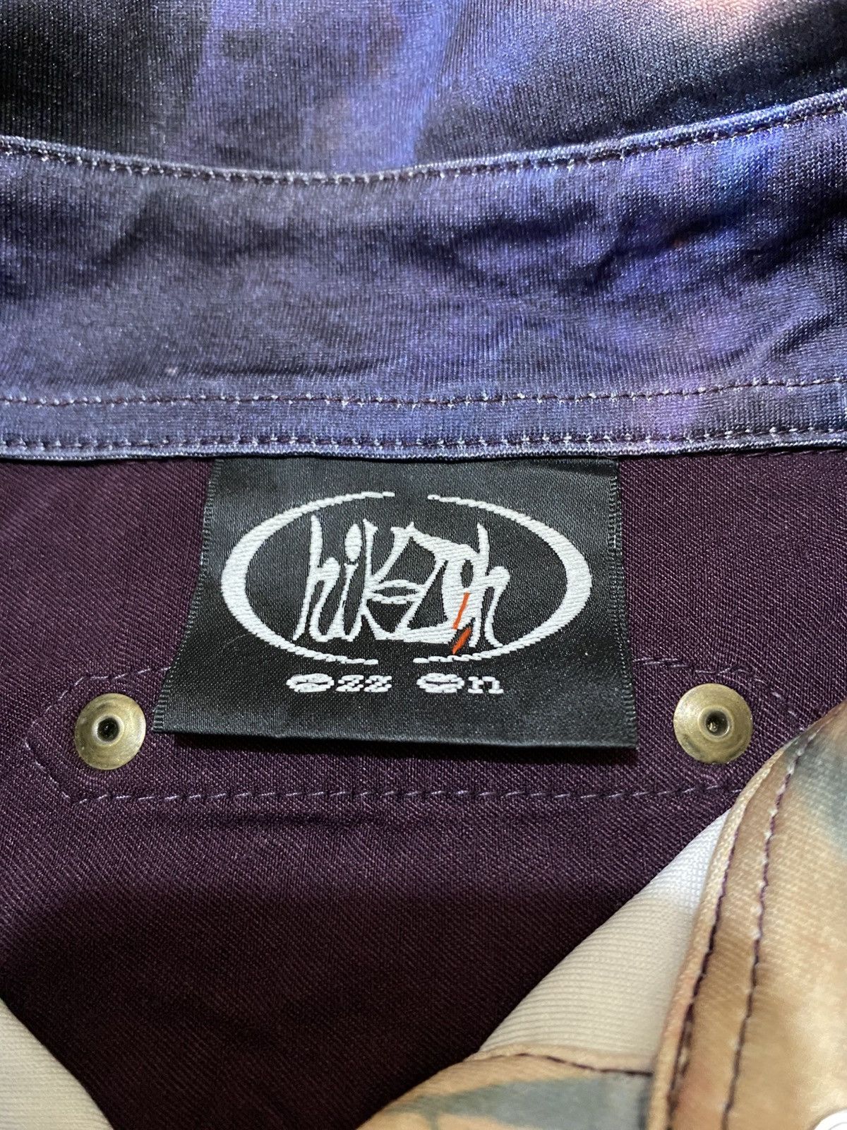 Beauty Beast Ozz On Hikzoh Vkei Gothic Poem Japanese Button Shirt Size ONE SIZE - 7 Thumbnail