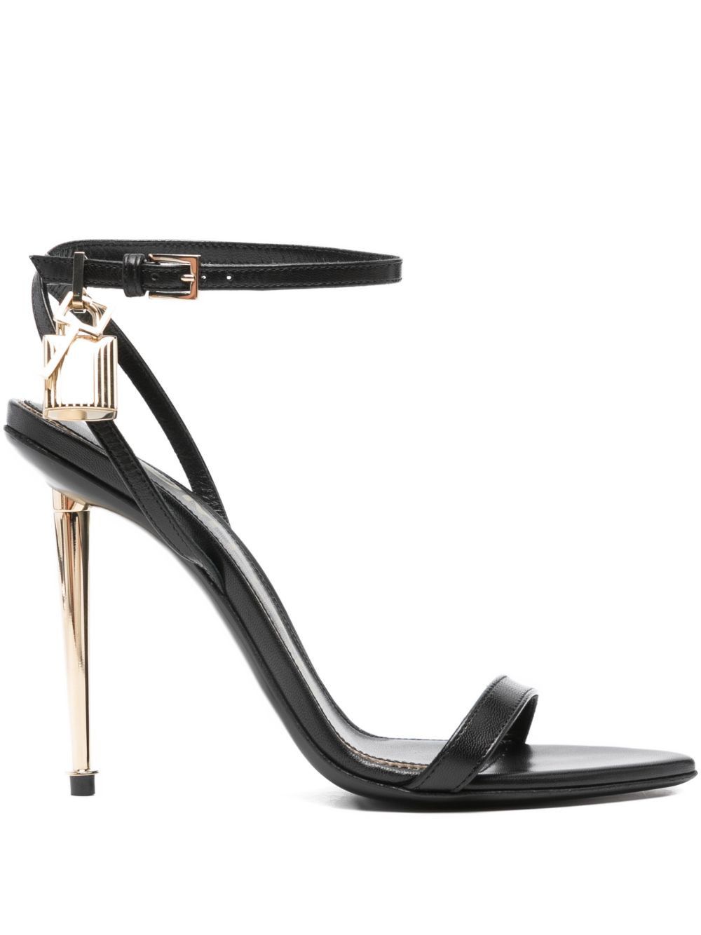 Tom Ford LEATHER HEEL SANDALS Size US 6 / IT 36 - 1 Thumbnail
