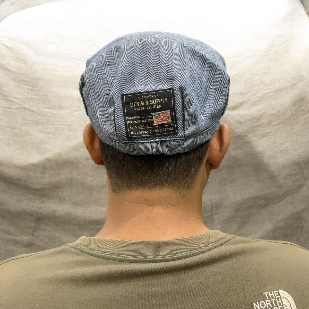 Polo Ralph Lauren Denim & Supply Ralph Lauren Biker Hat Paint Splatter Artist Size ONE SIZE - 3 Thumbnail