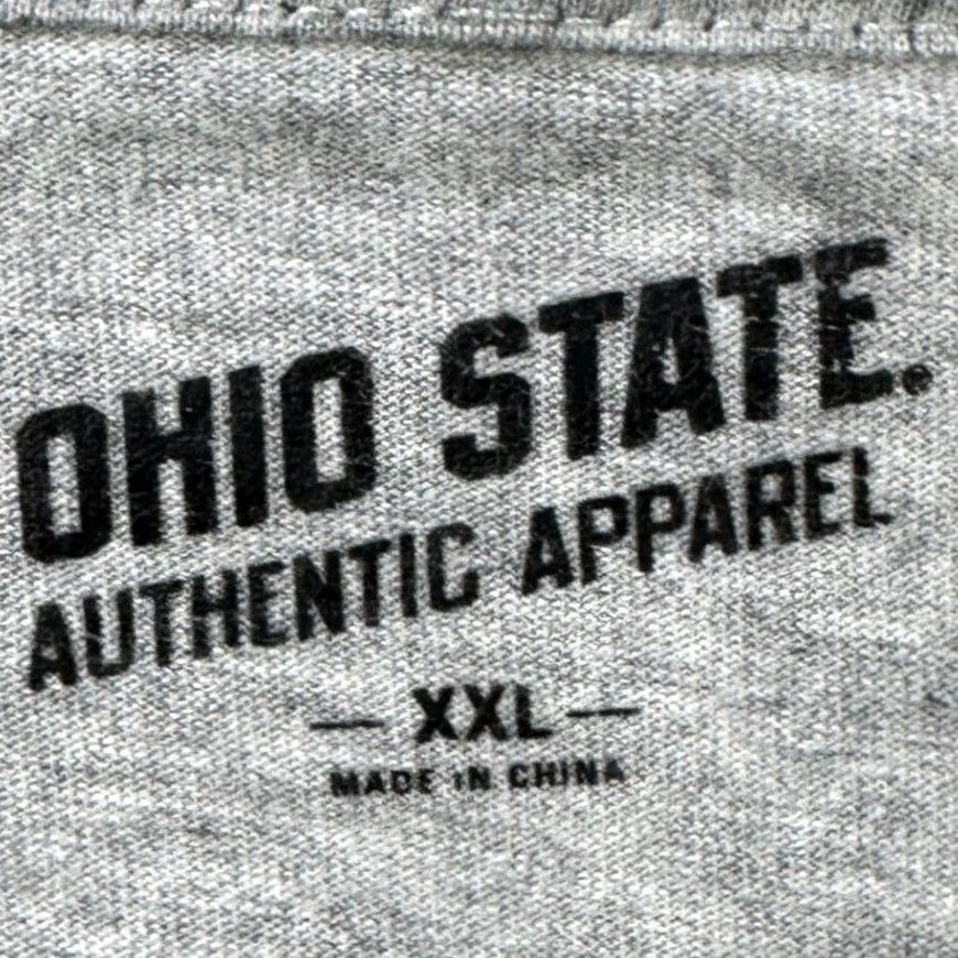 Vintage Ohio State T-Shirt Short Sleeve Tee Mens 2XL Gray Graphic Crewneck 100% Cotton Size US XXL / EU 58 / 5 - 4 Thumbnail