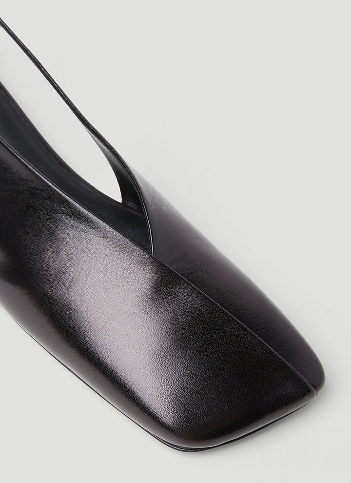 Jil Sander o1loc1c0426 Ballet Flats in Black Size US 7 / IT 37 - 6 Thumbnail