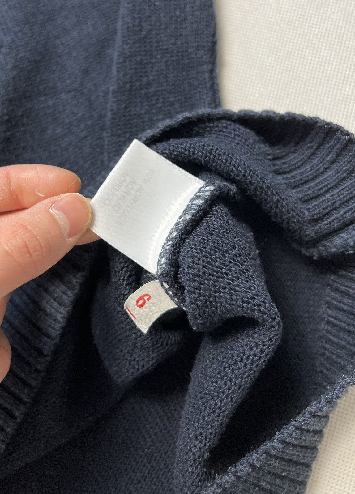 Lacoste × Vintage Sweater Lacoste Big Logo Vintage 90’s Size US L / EU 52-54 / 3 - 4 Thumbnail