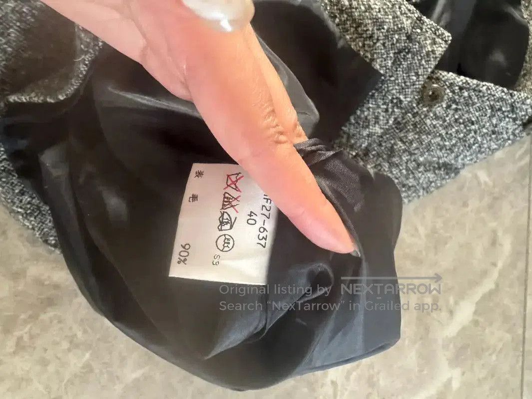 Burberry Burberry Grey Wool Blend Midi Dress. Size L / US 10 / IT 46 - 9 Thumbnail