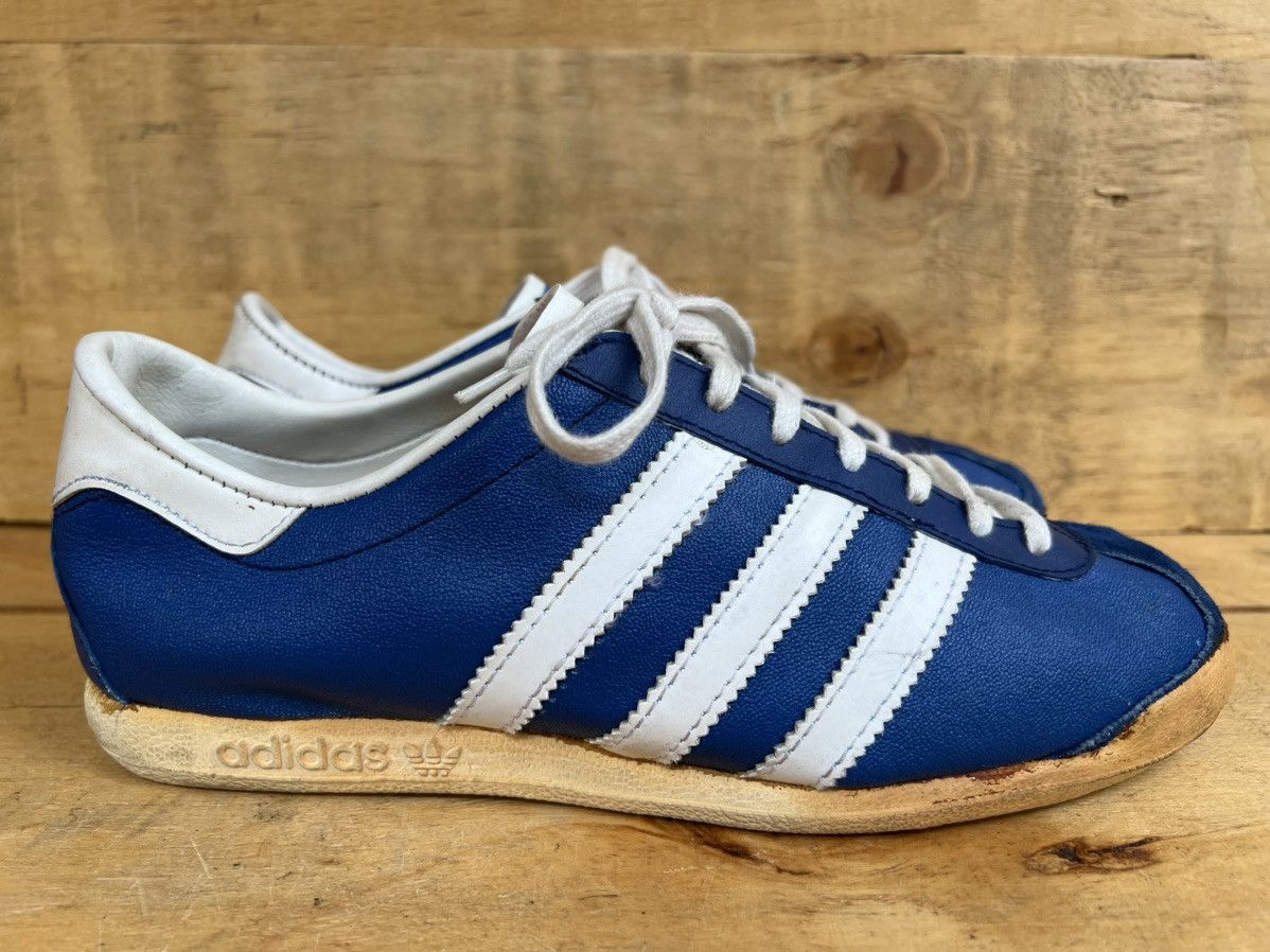 Adidas × Vintage VTG ADIDAS BLUE STRIKE MADE IN FRANCE SNEAKERS Size US 7 / EU 40 - 6 Thumbnail