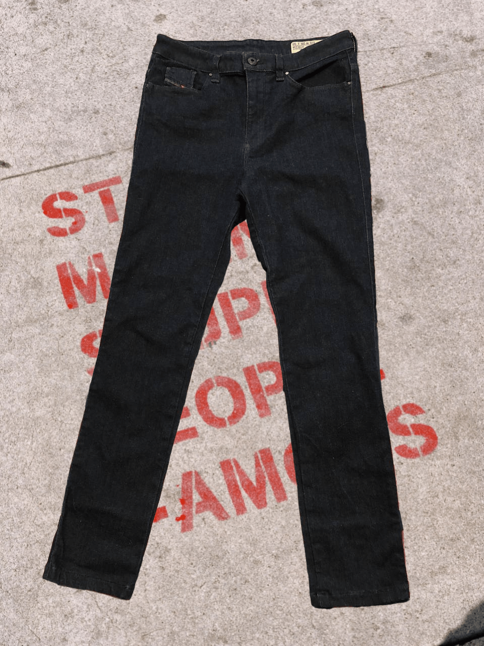 Diesel Diesel Skinzee-High Wash Stretch Slim Jeans Size 28" / US 6 / IT 42 - 1 Thumbnail
