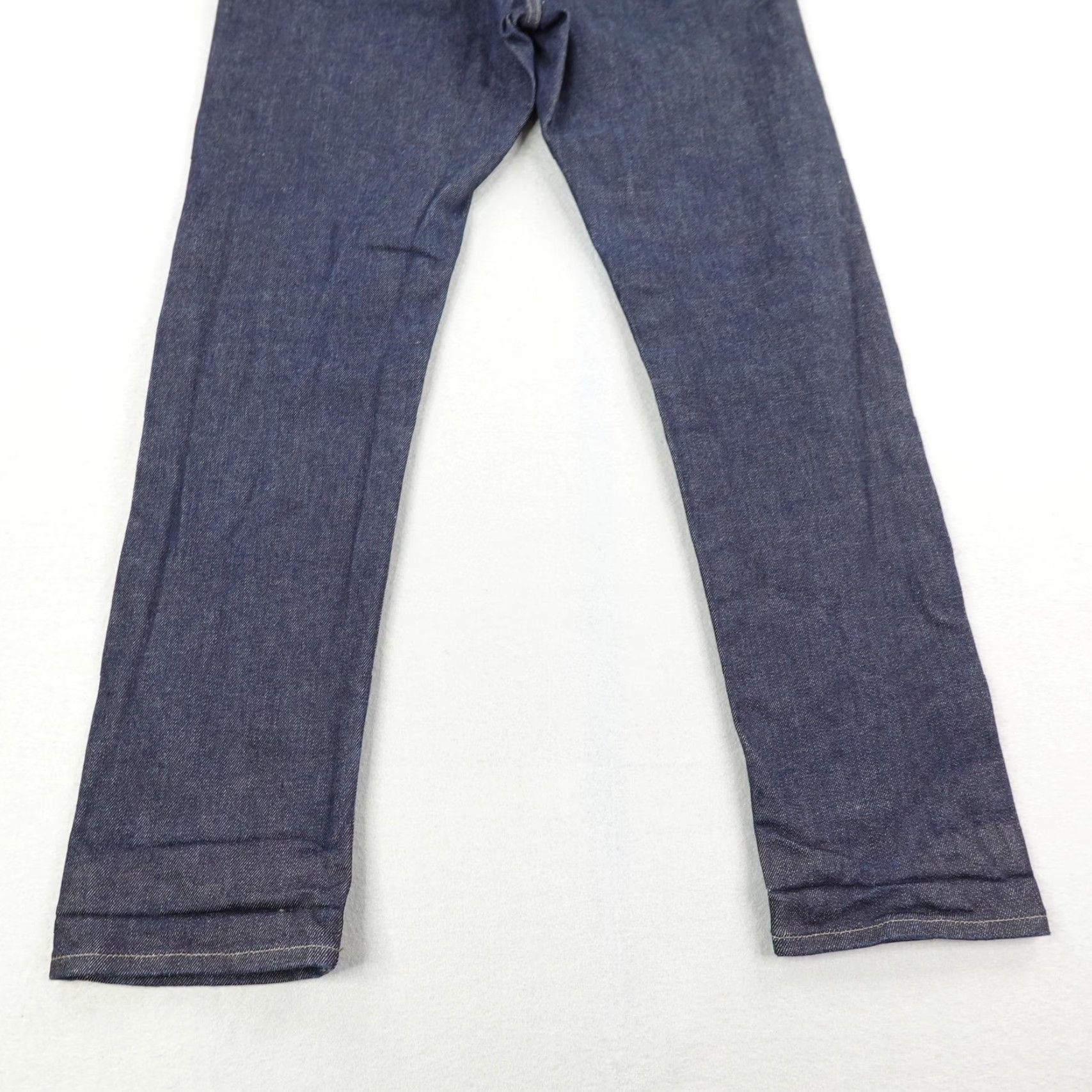 Uniqlo VINTAGE Uniqlo Jeans Mens 35x32 Blue Japanese Selvedge Denim Slim Straight Kaihara Size US 35 - 6 Thumbnail