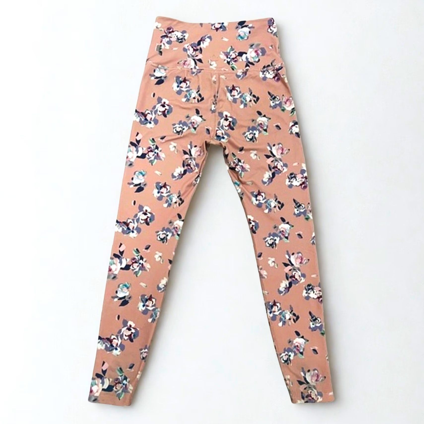 Beyond Yoga Beyond Yoga Olympus High Rise Legging Impressionist Floral Blush L Women Fitness Activewear Size 36" / US 14 / IT 50 - 4 Thumbnail