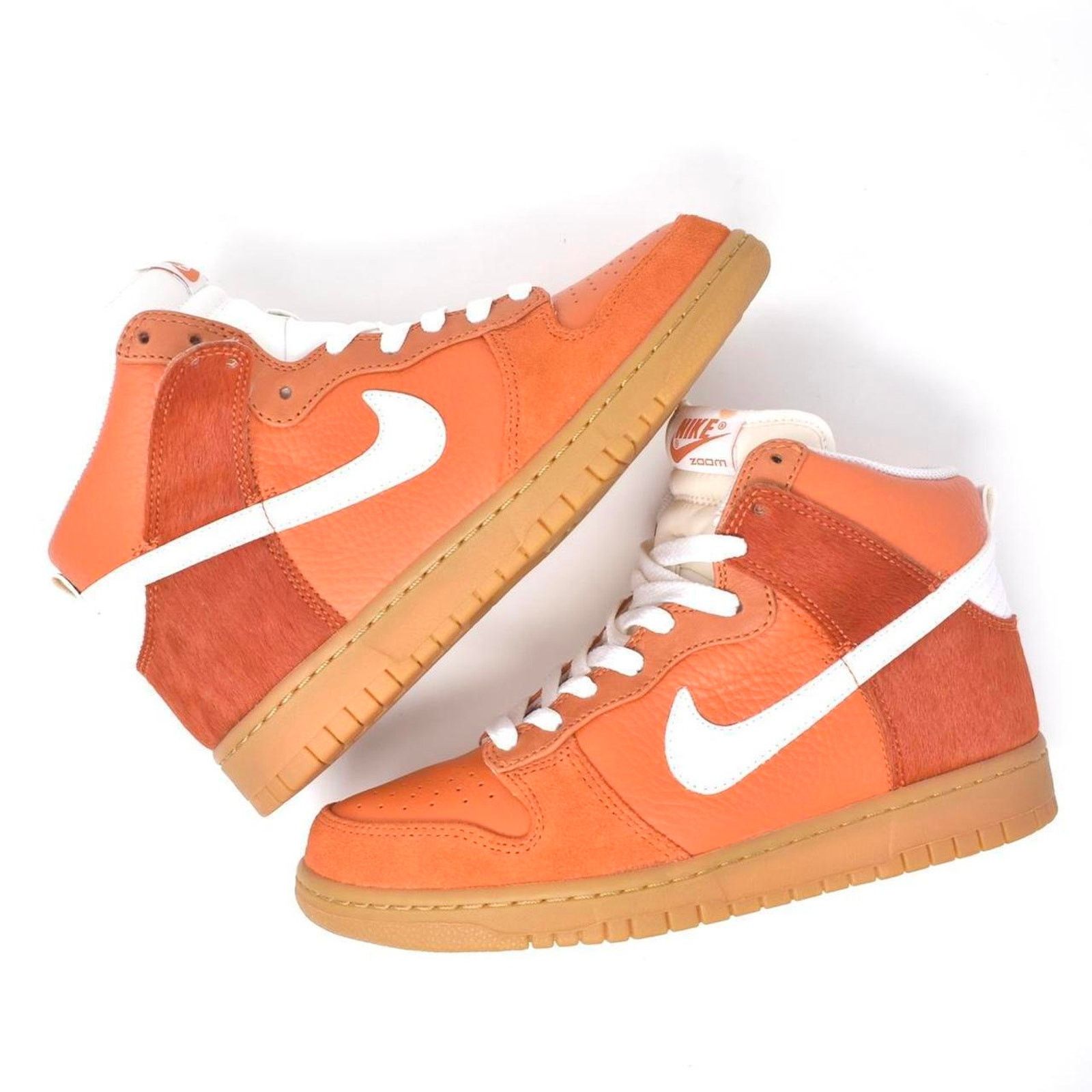 Nike 2008 Nike Dunk High “Pumpkin Orange“ Size US 7.5 / IT 37.5 - 4 Thumbnail