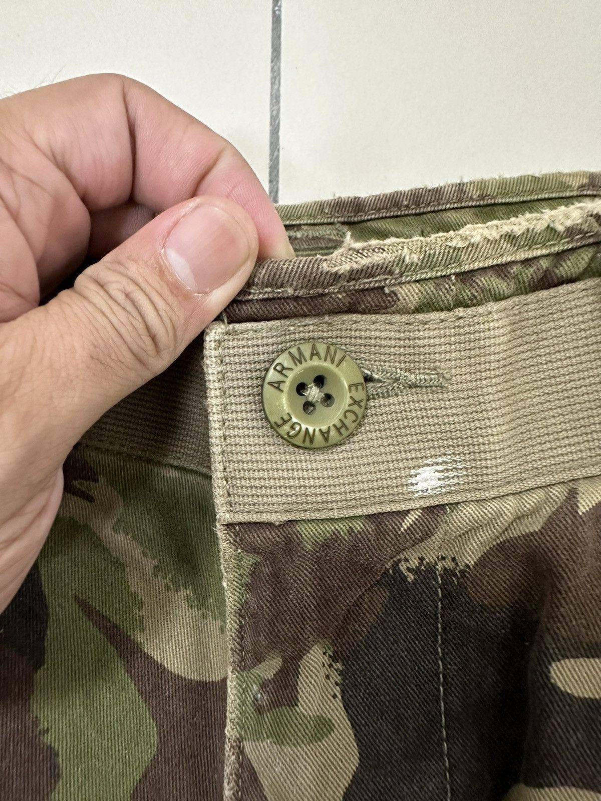 Armani Exchange Armani Exchage Short Pant Camoflage Cargo Pant Size US 31 - 8 Thumbnail