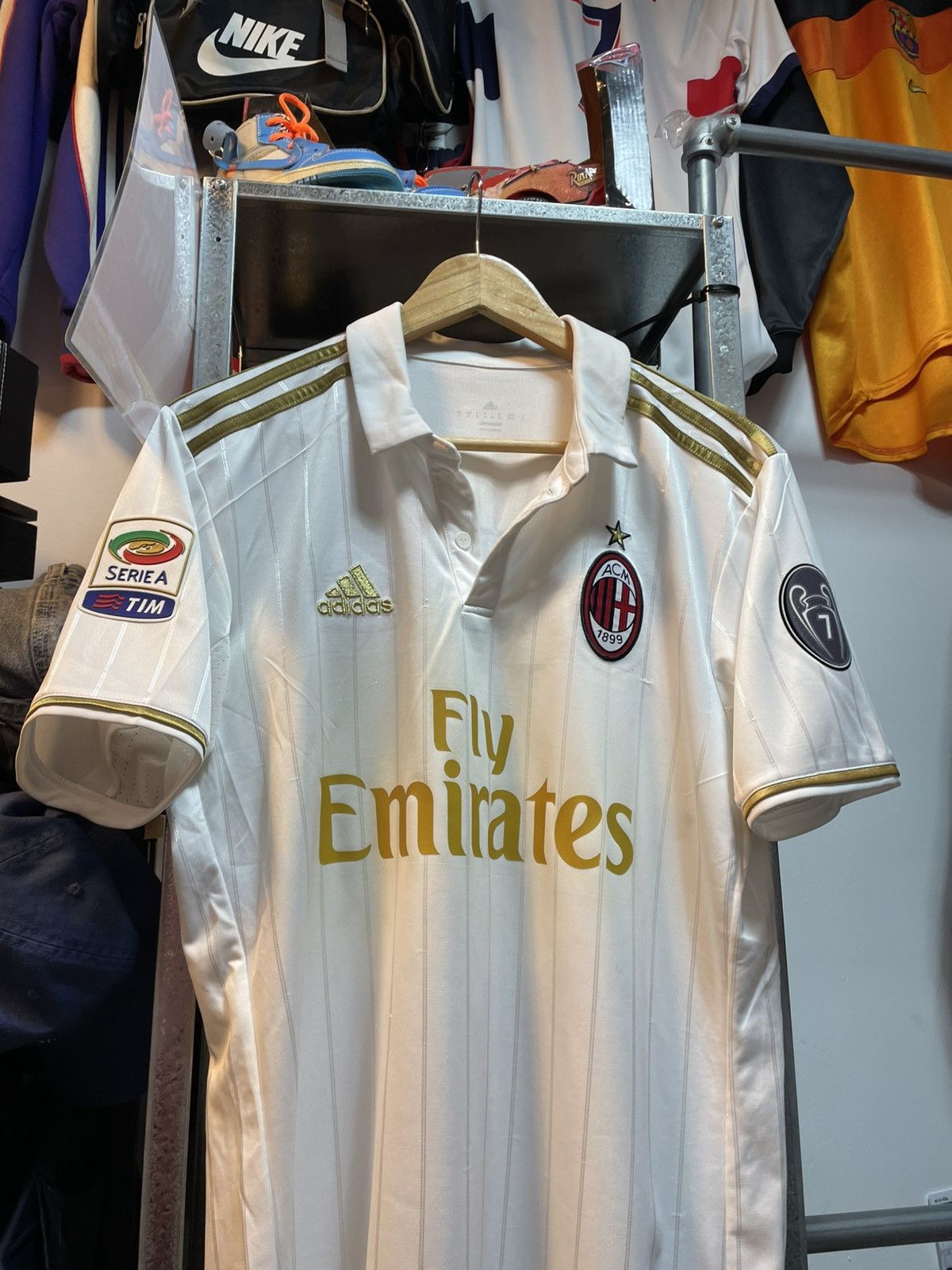 Adidas 2016-2017 AC Milan Away Kit KAKA 22 Size US S / EU 44-46 / 1 - 3 Thumbnail