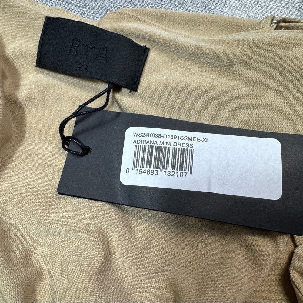 Rta NWT New Rta Adriana Mini Sesame Beige Dress Size XL Size XL / US 12-14 / IT 48-50 - 7 Thumbnail